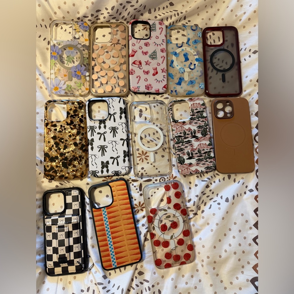 Set of Three Stylish Phone Cases